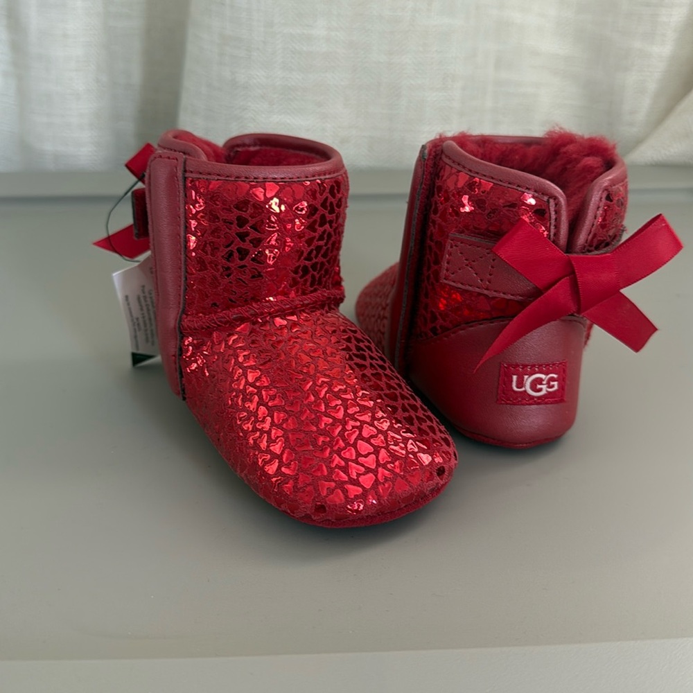 Red Glitter Kids Shoes